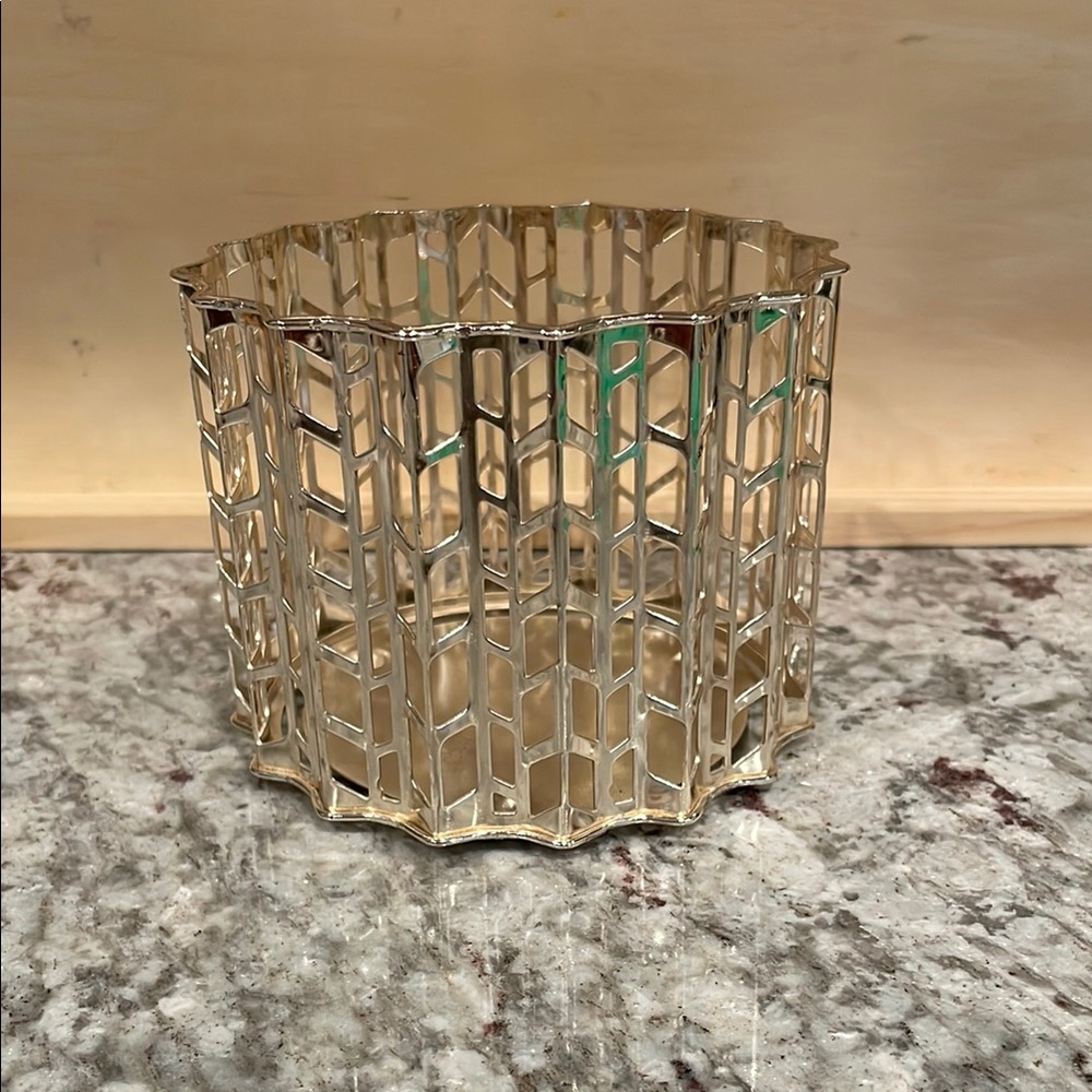 BBW Elegant Gold Candle Holder